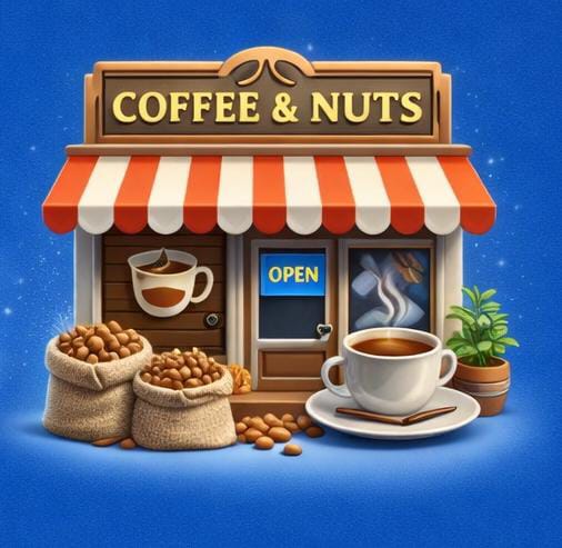 بن ومحامص ومكسرات وعطارة