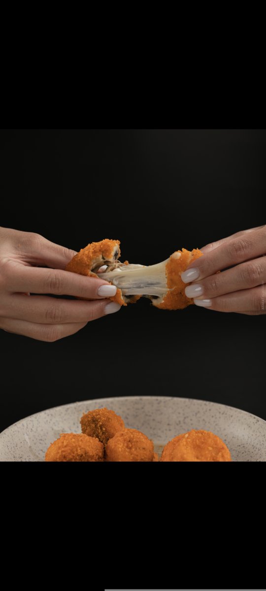 فطر مع جبنة 