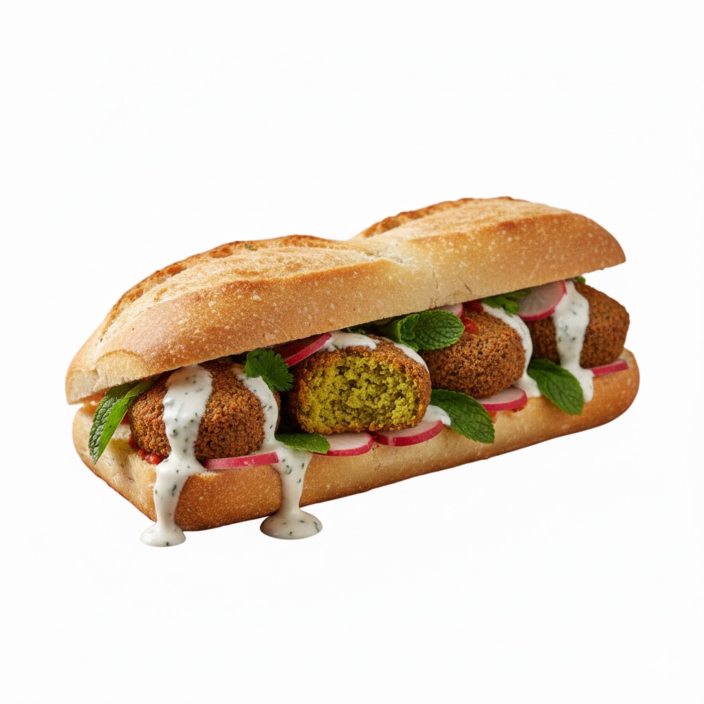 ساندويش فلافل باجيت
