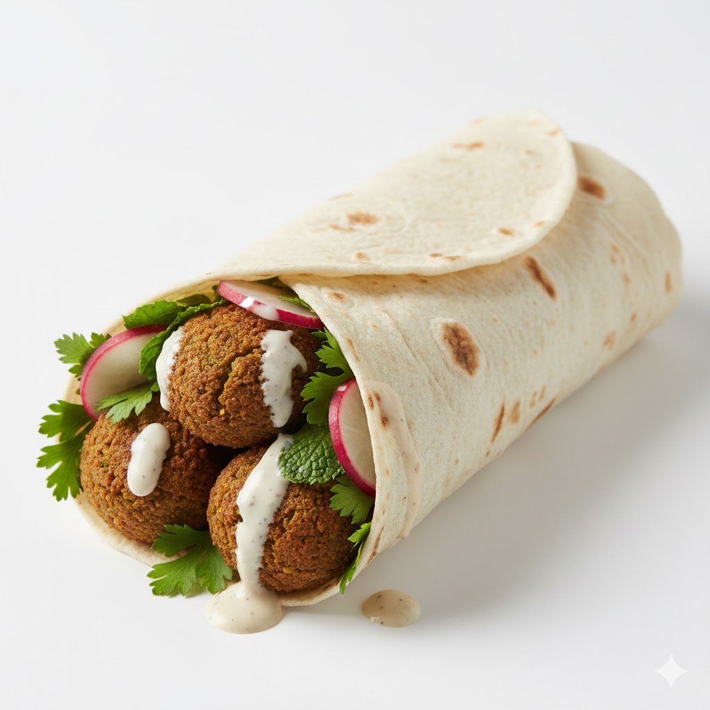 ساندويش فلافل شراك