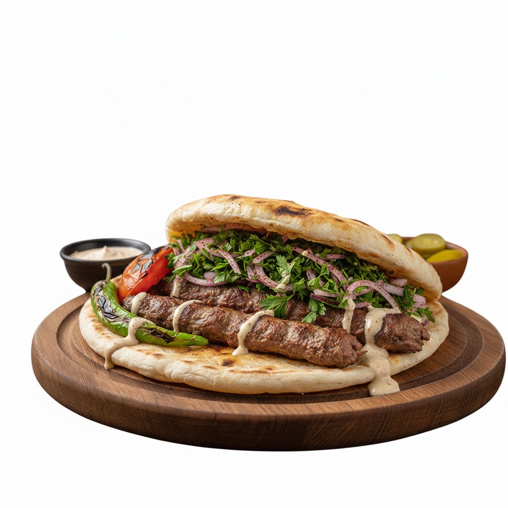 ساندويش كباب كماج