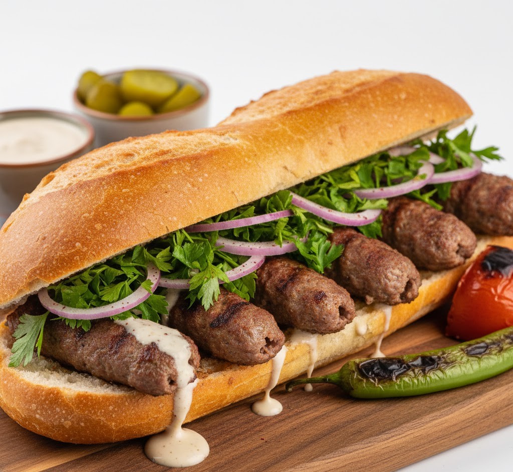 سندويش كباب باجيت