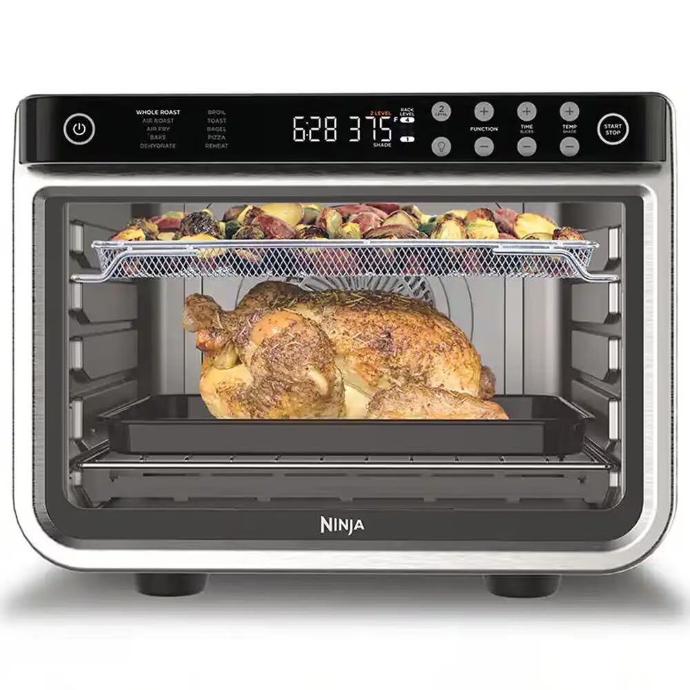Ninja Foodi 10-In-1 XL Pro Air Fry Oven in Black Stainless Steel