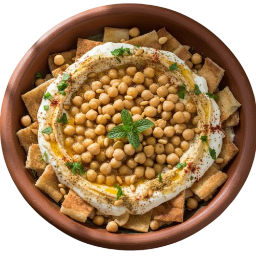 فتة بدون لحمة