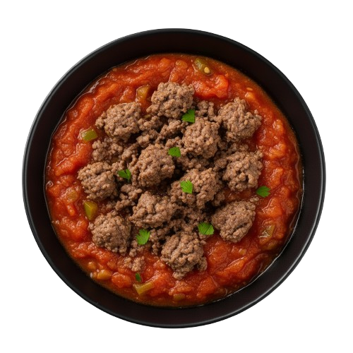 قلاية بندورة مع لحمة