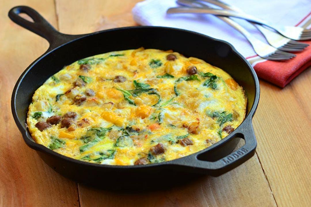 مشروم مع بيض