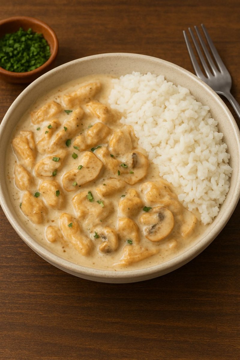 ستريجانوف مع دجاج