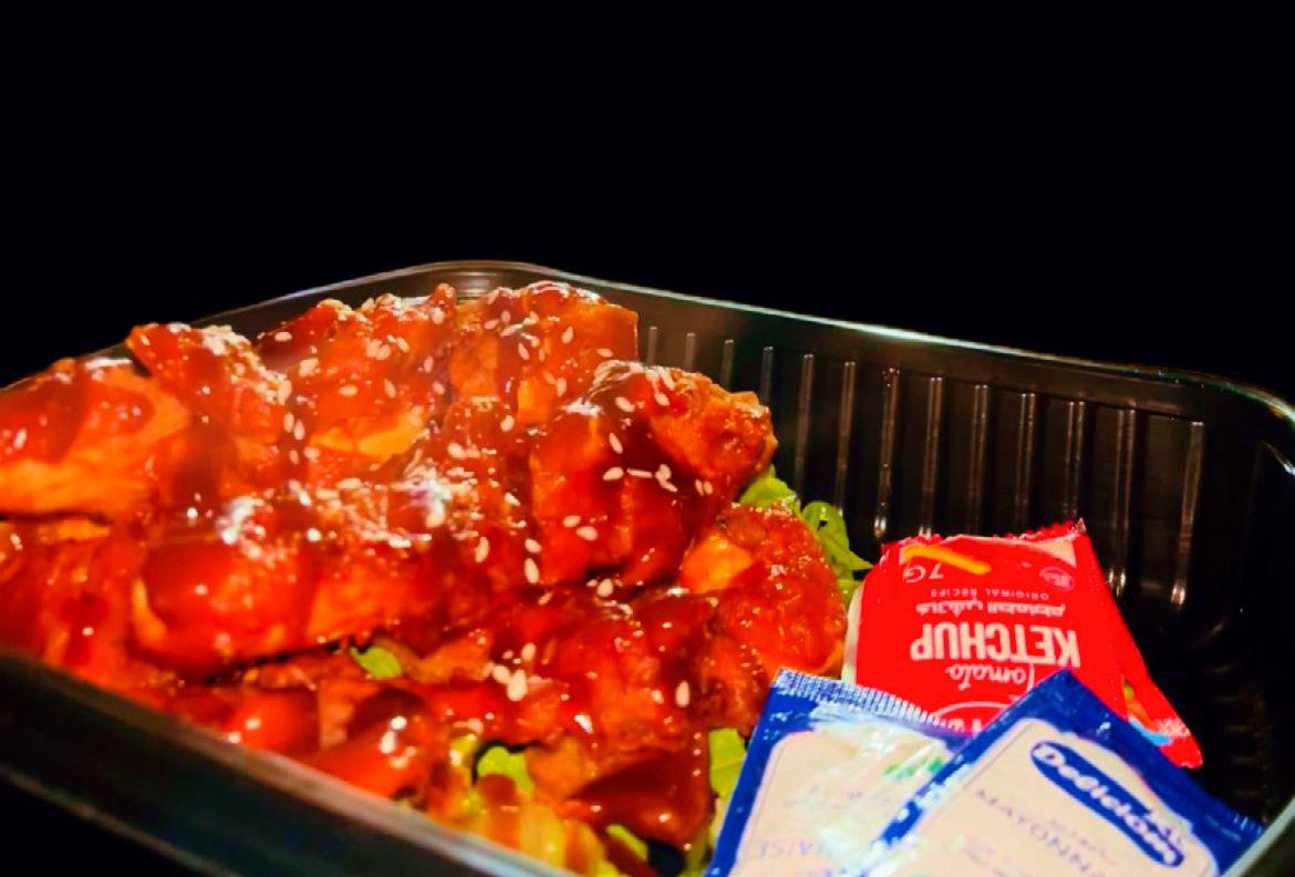 اصابع دجاج كرسبي تشيلي صوص