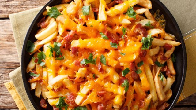 بطاطا مقلية بالجبن