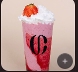 ميلك شيك فراولة