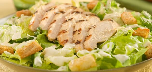 سلطه سيزر مع دجاج