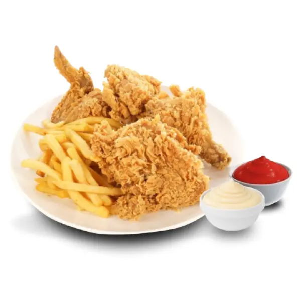 2 قطع بروستد