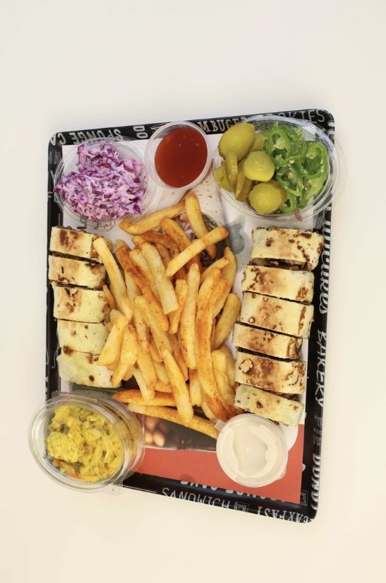 شاورما عربي دجاج (بطاطا / كولا )