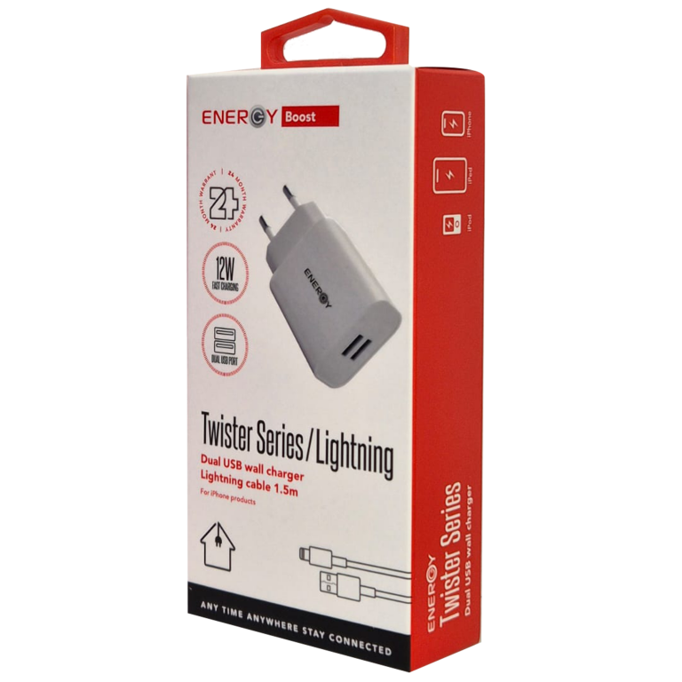 Energy charger + Cable lightning 