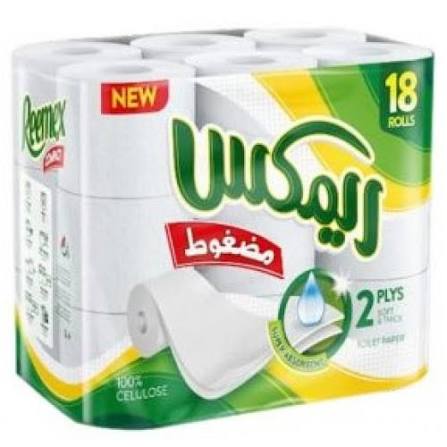 محارم تواليت ريميكس مضغوط 18 رول