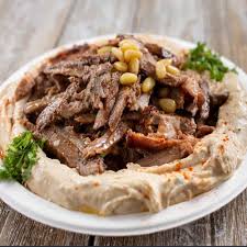 حمص مع شاورما 