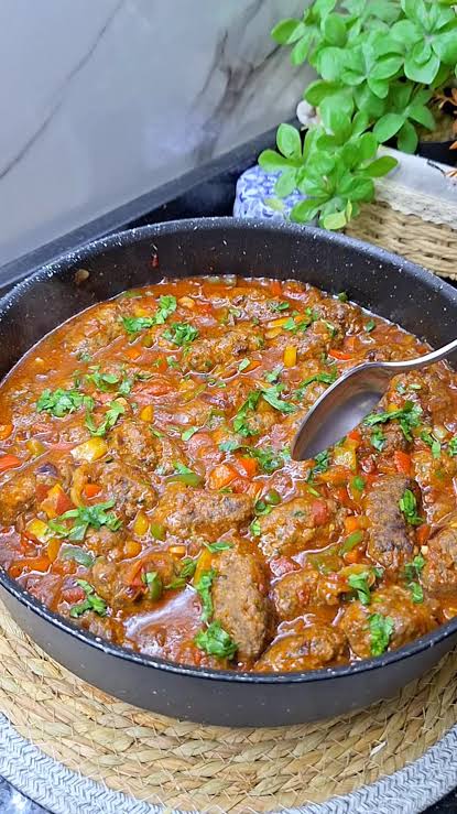 وجبة كفته لحمة طازه