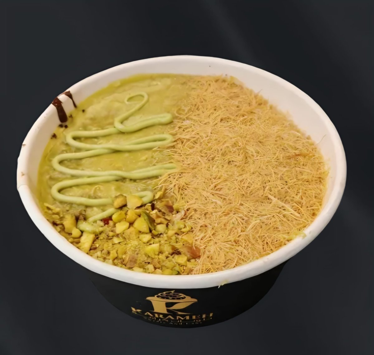 طاجن كنافة+ حلبي
