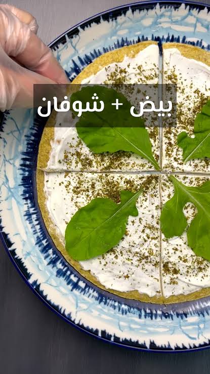 بياض بيض مع شوفان