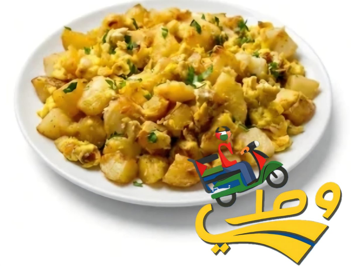 بطاطا مع بيض