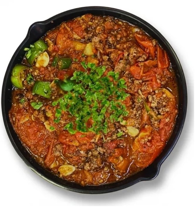 بندورة مع لحمه